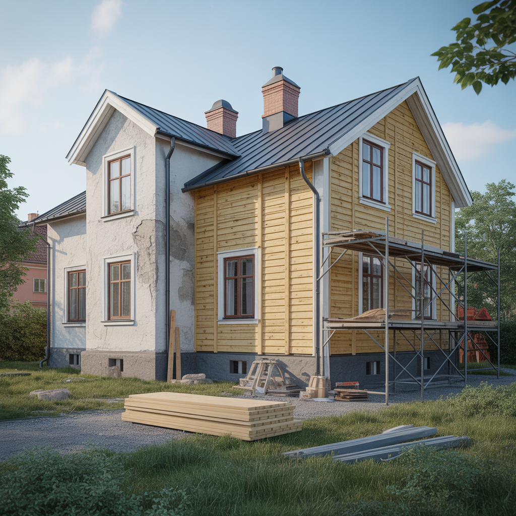 8.Vad kostar det att byta fasad pa en villa och vad paverkar priset
