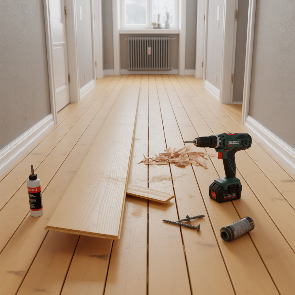 felsokning av knarrande tragolv orsaker och atgarder