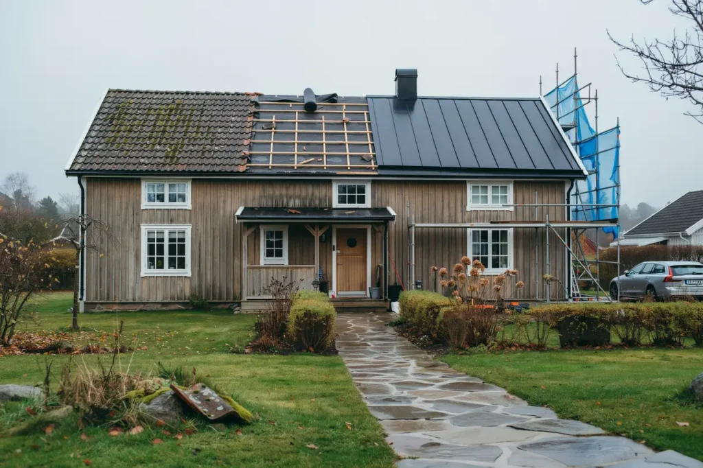 byta tak p villan tecken p slitage materialval och kostnad att ha koll p